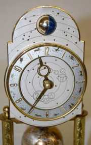 J. Kaiser Zodiac Globe Dome Clock