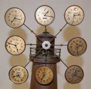 9 Time Zone Lighthouse Clock