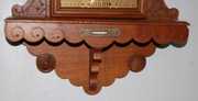 Ingraham Walnut Hanging Kitchen Clock