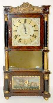 C & LC Ives Triple Decker Clock