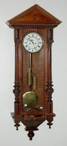 2 Wt. Carved Vienna Regulator Clock