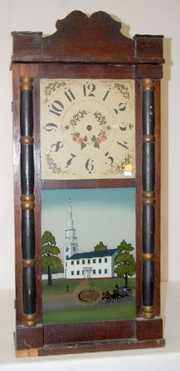 Daniel Pratt 1/2 Column Shelf Clock