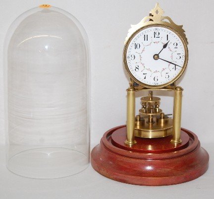 Gustav Becker Disk Pendulum Dome Clock