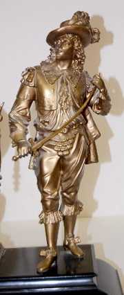 Ansonia “Don Juan” Standing Statue Clock