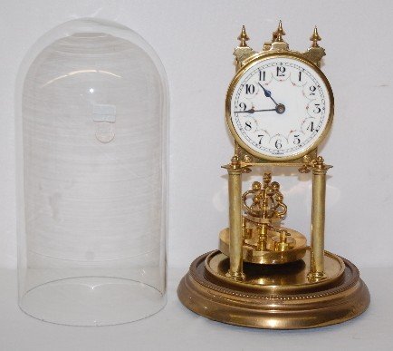 Huber Uhren Germany Disk Pendulum Dome Clock