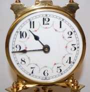Huber Uhren Germany Disk Pendulum Dome Clock