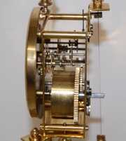 Huber Uhren Germany Disk Pendulum Dome Clock