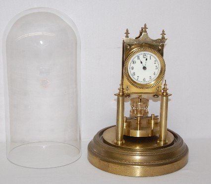 Disk Pendulum Anniversary Dome Clock