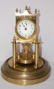 Disk Pendulum Anniversary Dome Clock
