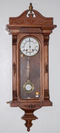 Lenzkirch Carved German RA Wall Clock