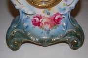 Ansonia Royal Bonn “Agate” Miniature China Clock