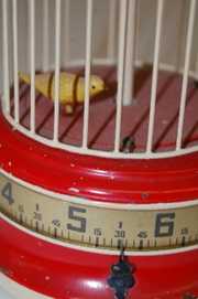 U.S.A. Tape Measure Animated Bird Clock