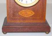 Junghans Germany Inlaid Mahogany Mantel Clock