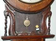 E.N. Welch Drop Scroll Wall Clock