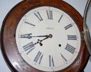 E.N. Welch Drop Scroll Wall Clock