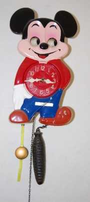 Walt Disney Prod. Animated Mickey Mouse Clock