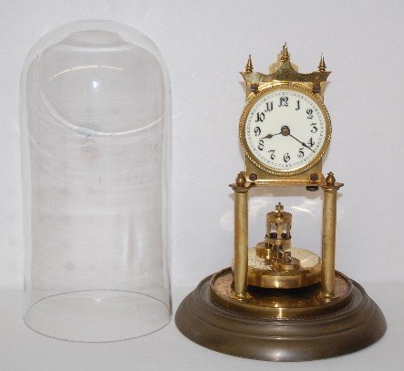 German Disk Pendulum Anniversary Clock