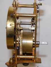 German Disk Pendulum Anniversary Clock