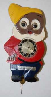 Walt Disney  Animated Dwarf Pendulette Clock