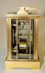 Aiquilles French Brass Repeater Carriage Clock