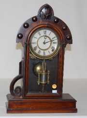 Walnut Carved Kitchen Clock