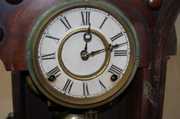 Walnut Carved Kitchen Clock