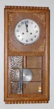 German Carved Box Clock