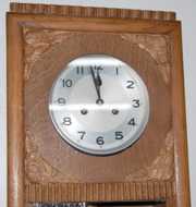 German Carved Box Clock