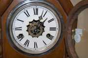 Eagle Decorated Shelf Clock with Octagon Top