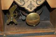 Ingraham Miniature Wood Mantel Clock