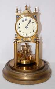 Gustav Becker Rotary Pendulum Dome Clock