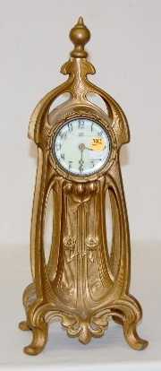 Jennings Bros. Art Nouveau Novelty Clock