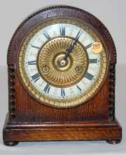 German H.A.C. Wooden Cabinet Clock