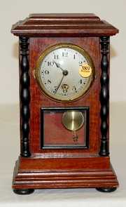 Miniature 1/2 Column Cabinet Clock