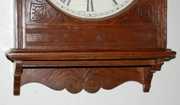 Self Winding Clock Co. Carved Gallery Clock