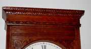 Self Winding Clock Co. Carved Gallery Clock