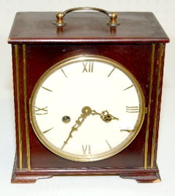 German 2J Chiming Mantel Clock