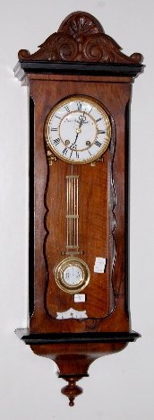 Ornate Carved German RA Clock
