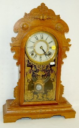 Welch “Roze” Walnut Parlor Clock