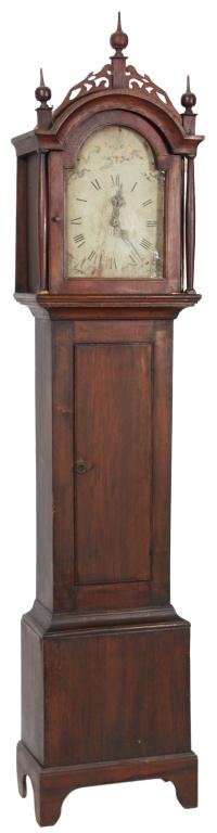 Early Wood Works Tall Case Clock