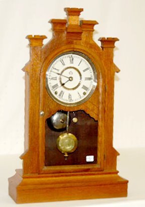 Seth Thomas Walnut Mantel Clock