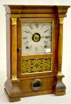 Seth Thomas Miniature Column Shelf Clock