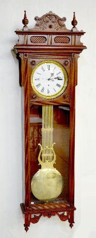 Oak Waterbury Jeweler’s Regulator No. 60 Wall Clock