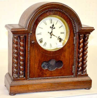 Junghans Antique Wood Cabinet Clock