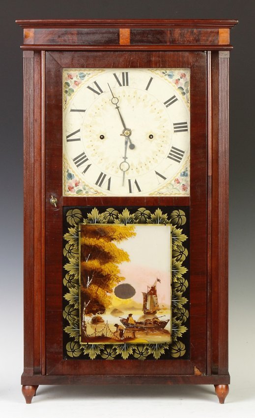 Unusual Norris North & Co. Shelf Clock