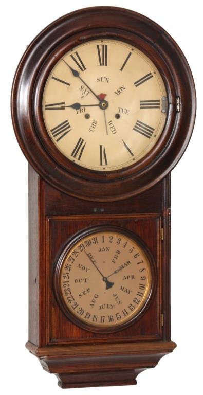 Welch No. 2 Double Dial Calendar Regulator