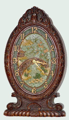 DeLuxe “Blossom Time” Easel Clock