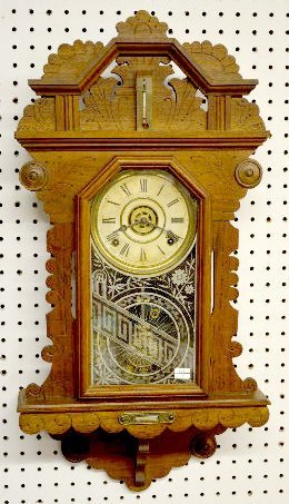 Ingraham “Crown Drop”  Hanging Kitchen Clock