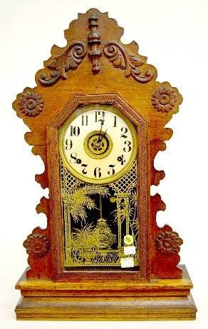 Gilbert “Lincoln” Oak Kitchen Clock