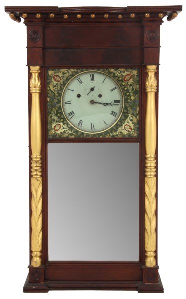 Asa Munger Mirror Shelf Clock